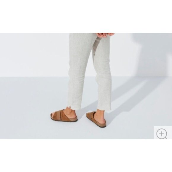 Birkenstock Kyoto Nubuck/Suede Leather in Mink - Picture 8 of 13